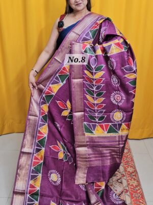 20TH APRIL 2NDLIVE - BATIQ MAHESHWARI SILK SAREE (NO.8)