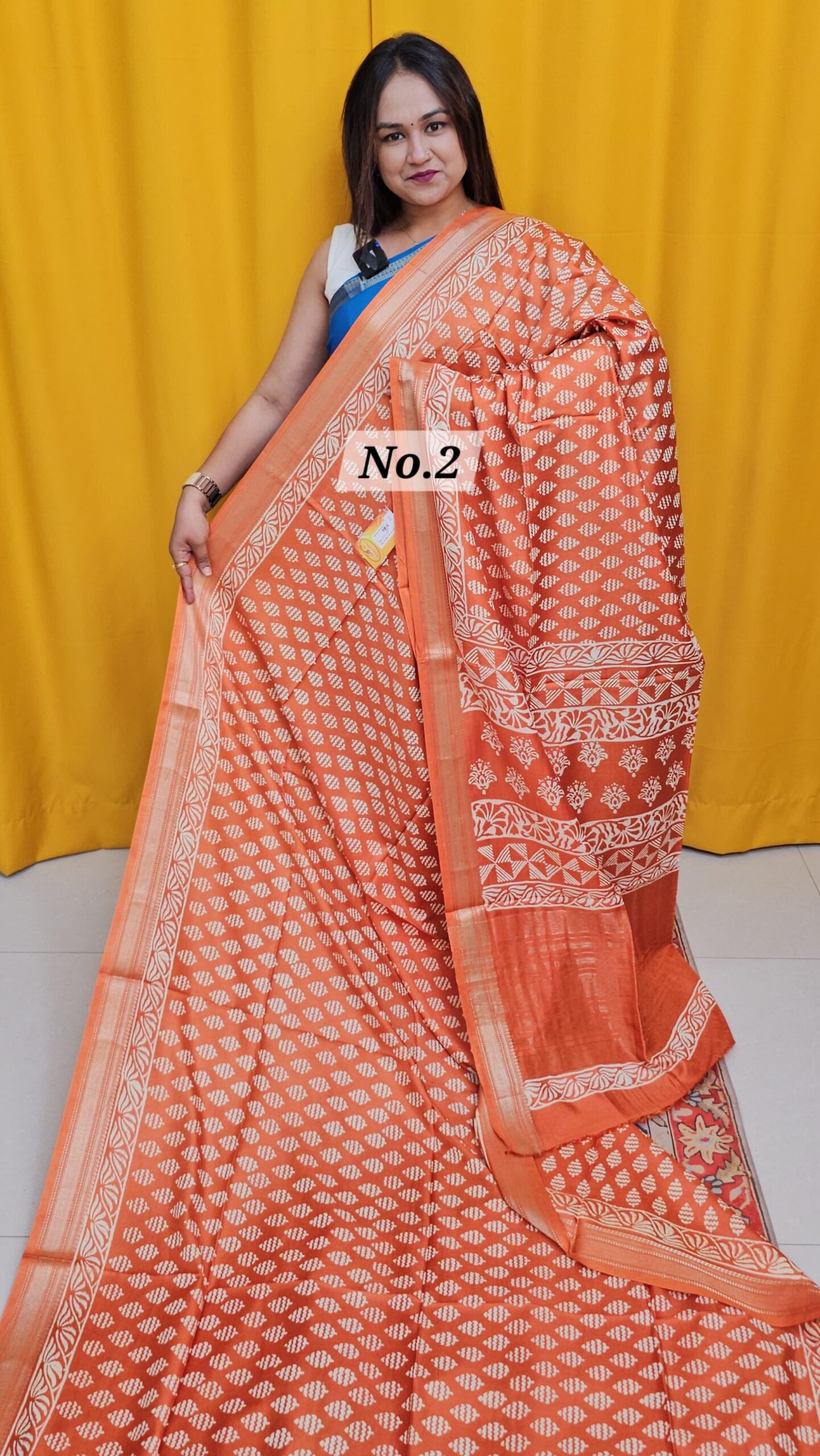 16TH APRIL 2NDLIVE - MODAL MASLIN SILK SAREE (NO.2)