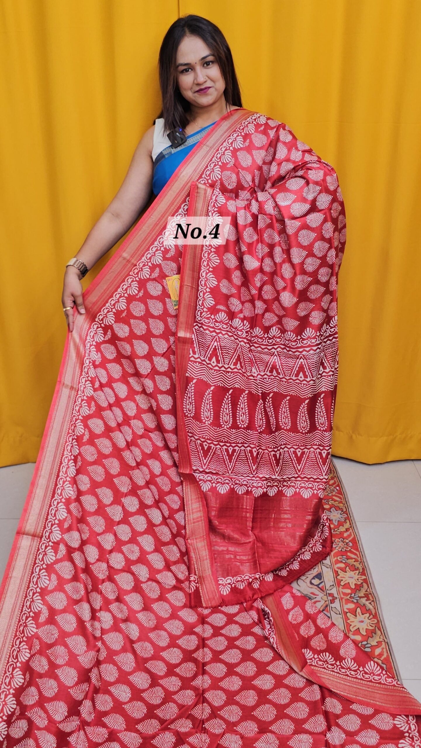 16TH APRIL 2NDLIVE - MODAL MASLIN SILK SAREE (NO.4)