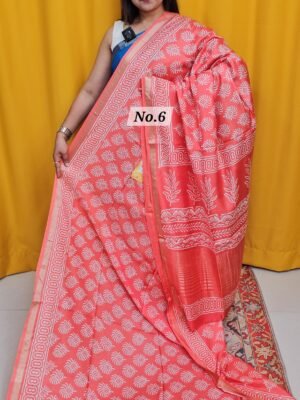 16TH APRIL 2NDLIVE - MODAL MASLIN SILK SAREE (NO.6)