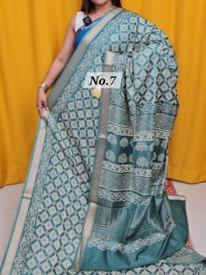 16TH APRIL 2NDLIVE - MODAL MASLIN SILK SAREE (NO.7)