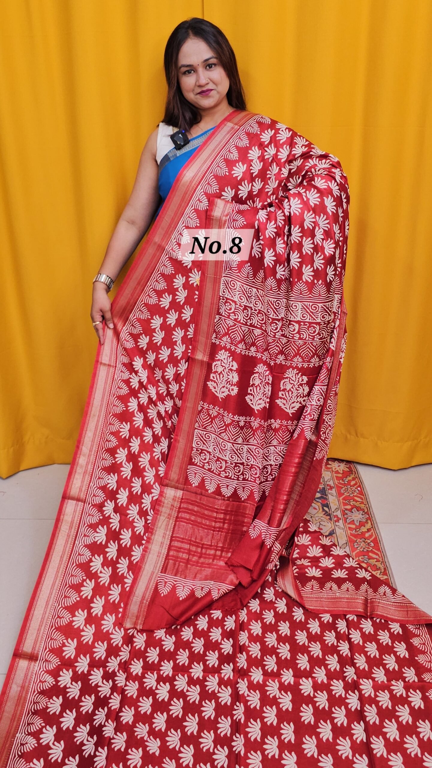 16TH APRIL 2NDLIVE - MODAL MASLIN SILK SAREE (NO.8)