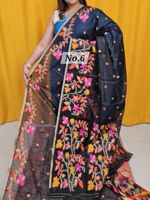 19TH APRIL LIVE - SEMI TUSSAR SOFT SAREE (NO.6)