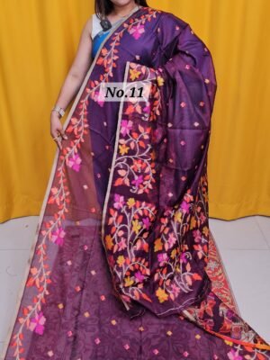 19TH APRIL LIVE - SEMI TUSSAR SOFT SAREE (NO.11)