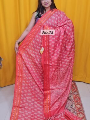 21ST APRIL 2NDLIVE - HANDBLOCK MAHESWARI SILK SAREE (NO.15)