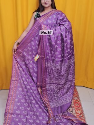 21ST APRIL 2NDLIVE - HANDBLOCK MAHESWARI SILK SAREE (NO.16)
