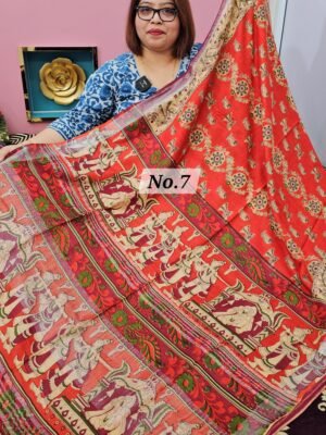 21ST APRIL LIVE - SOFT LINEN COTTON DESIGNER SAREE (NO.7)