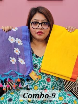 PURE BENGAL HANDLOOM SAREES COMBO-9