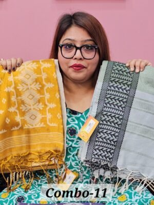PURE BENGAL HANDLOOM SAREES COMBO-11