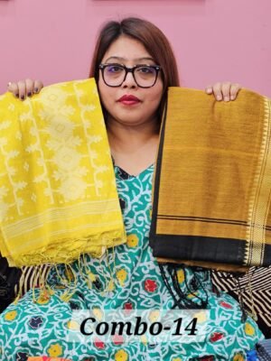PURE BENGAL HANDLOOM SAREES COMBO-14