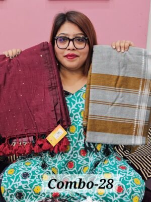 PURE BENGAL HANDLOOM SAREES COMBO-28