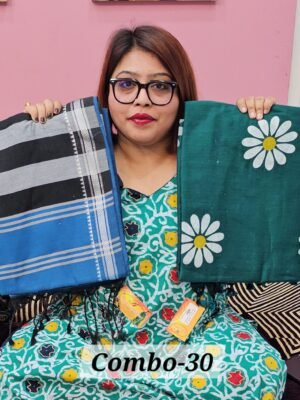 PURE BENGAL HANDLOOM SAREES COMBO-30