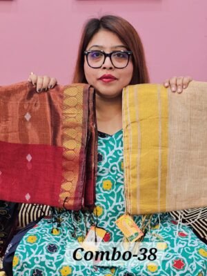 PURE BENGAL HANDLOOM SAREES COMBO-38