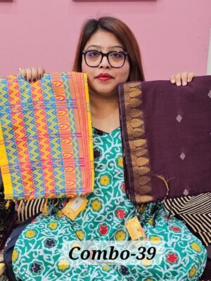 PURE BENGAL HANDLOOM SAREES COMBO-39