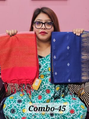 PURE BENGAL HANDLOOM SAREES COMBO-45