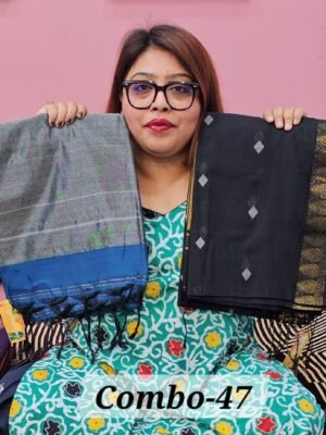 PURE BENGAL HANDLOOM SAREES COMBO-47