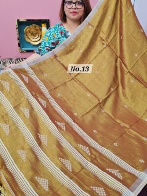 22ND APRIL LIVE - PURE BENGAL HANDLOOM SAREE (NO.13)