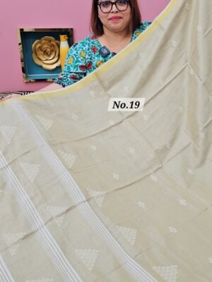 22ND APRIL LIVE - PURE BENGAL HANDLOOM SAREE (NO.19)