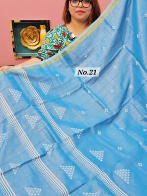 22ND APRIL LIVE - PURE BENGAL HANDLOOM SAREE (NO.21)