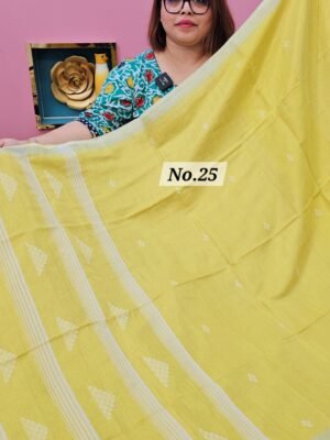 22ND APRIL LIVE - PURE BENGAL HANDLOOM SAREE (NO.25)
