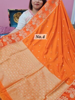 29TH APRIL LIVE - MUSRU SILK BANARSI SAREE (NO.4)