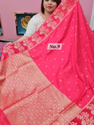29TH APRIL LIVE - MUSRU SILK BANARSI SAREE (NO.9)