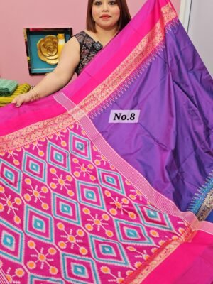 27TH APRIL LIVE - SOFT SILK  POCHAMPALLY SAREE (NO.8)
