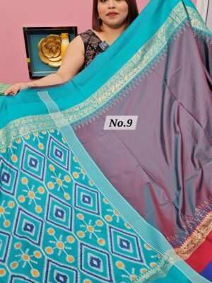 27TH APRIL LIVE - SOFT SILK  POCHAMPALLY SAREE (NO.9)