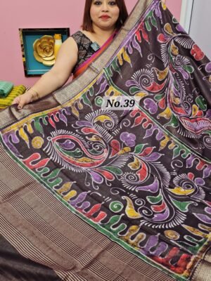 27TH APRIL LIVE - BATIQ MAHESWARI SILK SAREE (NO.39)