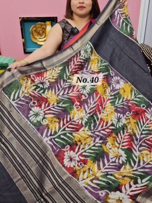 27TH APRIL LIVE - BATIQ MAHESWARI SILK SAREE (NO.40)