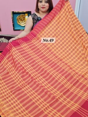 27TH APRIL LIVE - PURE BENGAL HANDLOOM SAREE (NO.49)