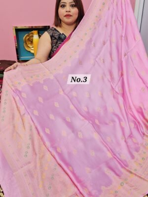 28TH APRIL LIVE - PURE NIMZARI MUSHRU SILK SAREE (NO.3)