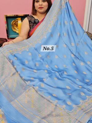 28TH APRIL LIVE - PURE NIMZARI MUSHRU SILK SAREE (NO.5)