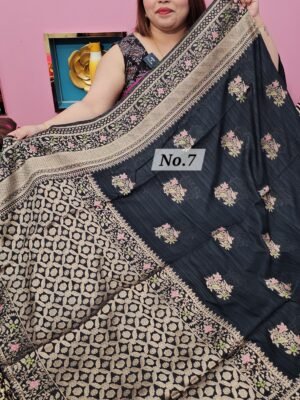 28TH APRIL LIVE - SOFT MATKA SILK SAREE (NO.7)