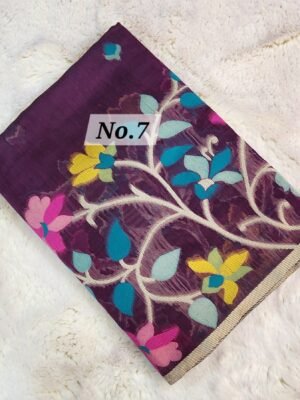 23RD APRIL LIVE - SEMI TUSSAR SOFT SAREE (NO.7)