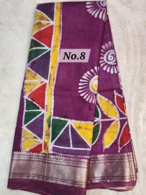23RD APRIL LIVE - BATIQ MAHESWARI SILK SAREE (NO.8)
