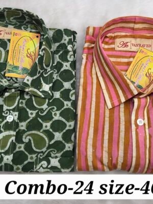 MEN'S SHIRT READY MADE COMBO-24 (SIZE-46)