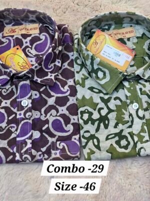 MEN'S SHIRT READY MADE COMBO-29 (SIZE-46)