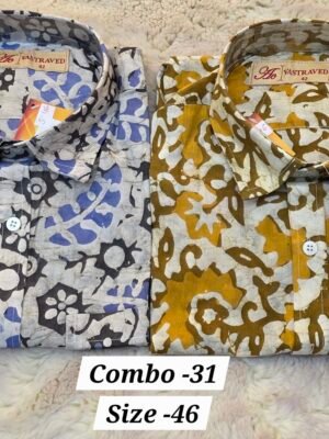 MEN'S SHIRT READY MADE COMBO-31 (SIZE-46)