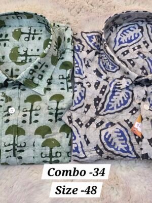 MEN'S SHIRT READY MADE COMBO-34 (SIZE-48)