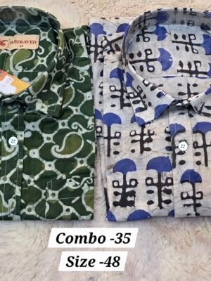 MEN'S SHIRT READY MADE COMBO-35 (SIZE-48)