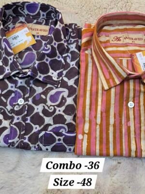 MEN'S SHIRT READY MADE COMBO-36 (SIZE-48)