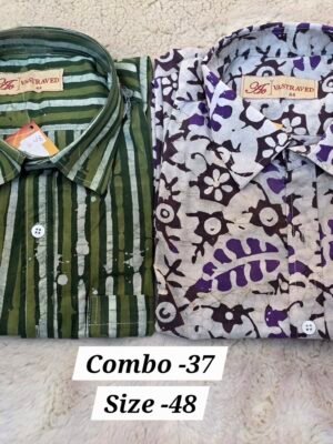 MEN'S SHIRT READY MADE COMBO-37 (SIZE-48)