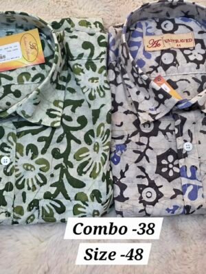 MEN'S SHIRT READY MADE COMBO-38 (SIZE-48)