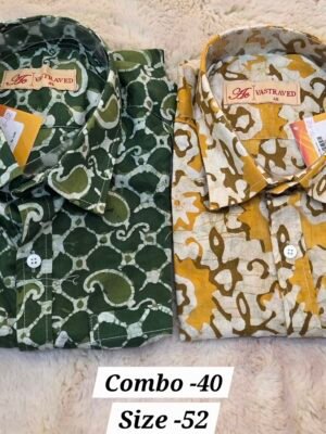 MEN'S SHIRT READY MADE COMBO-40 (SIZE-52)