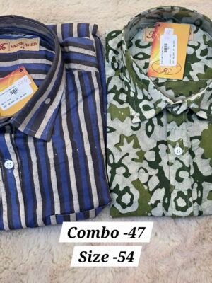 MEN'S SHIRT READY MADE COMBO-47 (SIZE-54)