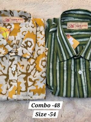 MEN'S SHIRT READY MADE COMBO-48 (SIZE-54)