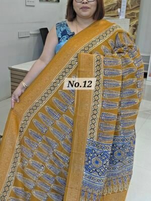 7TH APRIL LIVE – PURE DOLA AJRAKH SAREE (NO.12)