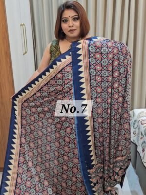 MIRROR CREPE MODAL SAREE (NO.7)