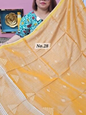22ND APRIL LIVE - PURE BENGAL HANDLOOM SAREE (NO.28)